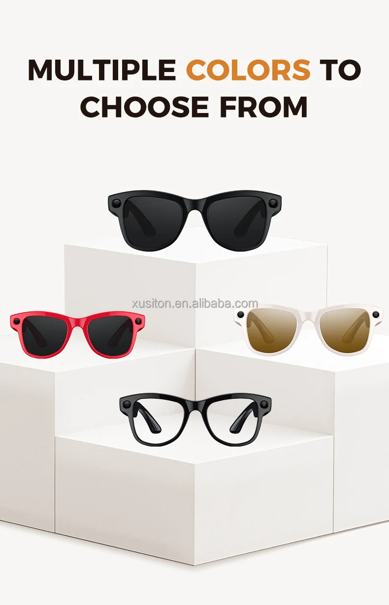 M02 Ultra AI Translate Sport Glasses Charger Case Chat GPT Music Call Noise Reduction WiFi Connection Smart Glasses With Camera