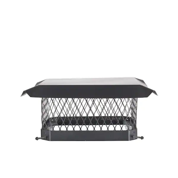 Mesh Chimney Cap in Galvanized Steel 13 in. x 13 in.