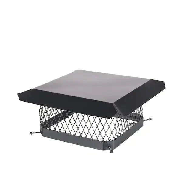 Mesh Chimney Cap in Galvanized Steel 13 in. x 13 in.